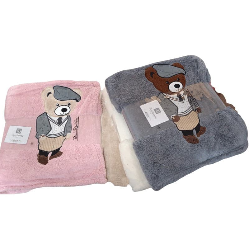 Plaid bambini Renato Balestra Orsetto in Coperte Collezione Casa - Trebisacce, commercioVirtuoso.it