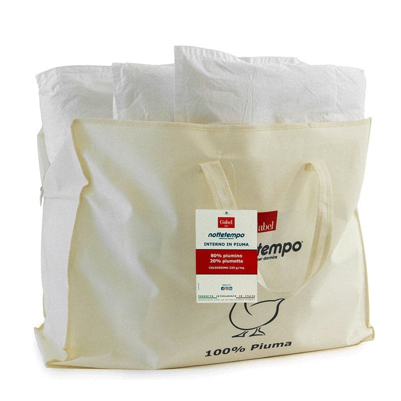 Piumino letto in piuma d'oca Gabel 80% piumino 20% piumetta in Piumini Collezione Casa - Trebisacce, commercioVirtuoso.it
