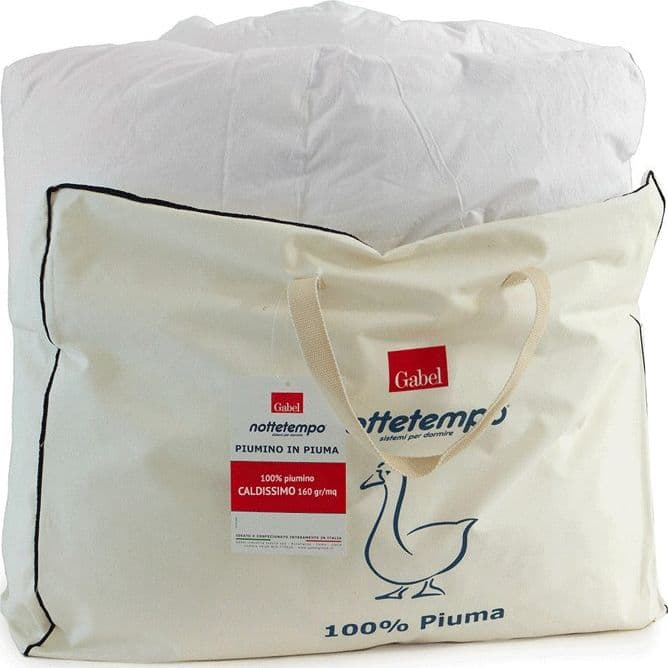 Piumino letto matrimoniale in piuma d'oca Gabel 100% piumino in Piumini Collezione Casa - Trebisacce, commercioVirtuoso.it