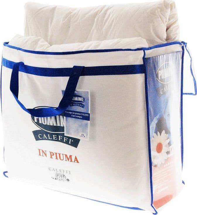 Piumino letto matrimoniale quattro stagioni in piuma d'oca Caleffi Ghiro in Piumini Collezione Casa - Trebisacce, commercioVirtuoso.it
