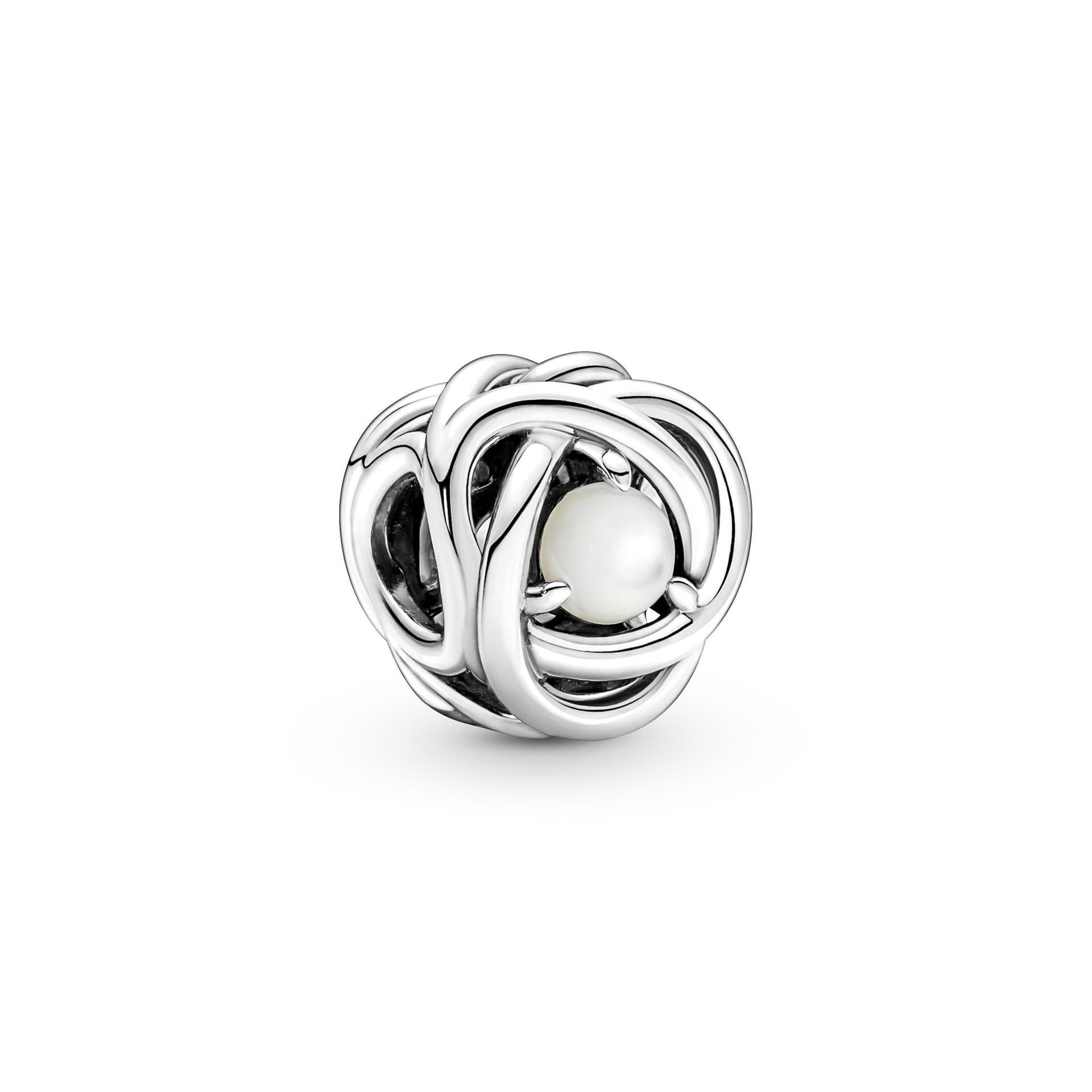 Pandora - Charm Cerchio Eterno Bianco Madreperla Giugno in Bead Charm Alba Gioielli - Casoria, commercioVirtuoso.it