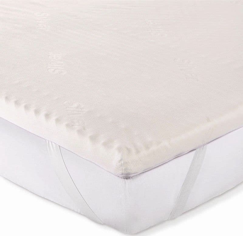Topper in Memory e ioni d'argento matrimoniale Caleffi sfoderabile in Coprimaterassi e protezioni Collezione Casa - Trebisacce, commercioVirtuoso.it