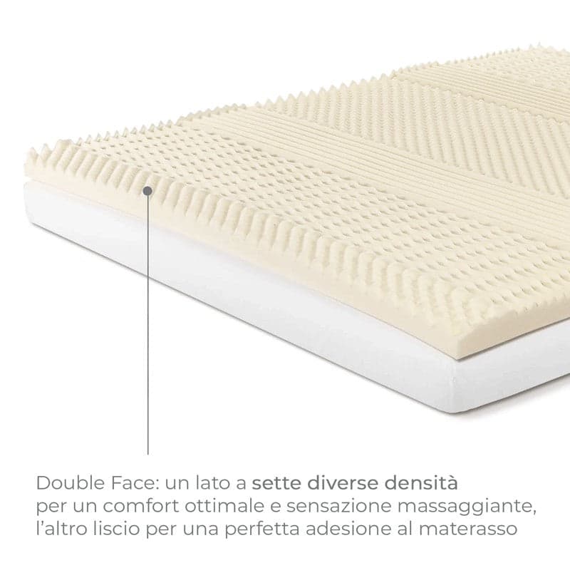 Topper in Memory e ioni d'argento matrimoniale Caleffi sfoderabile in Coprimaterassi e protezioni Collezione Casa - Trebisacce, commercioVirtuoso.it