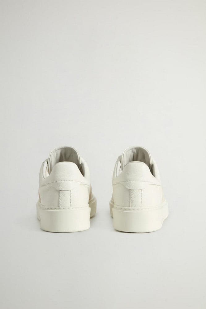 WOOLRICH Sneaker uomo in pelle beige in Sneaker casual Calzature Durello - Agna, commercioVirtuoso.it