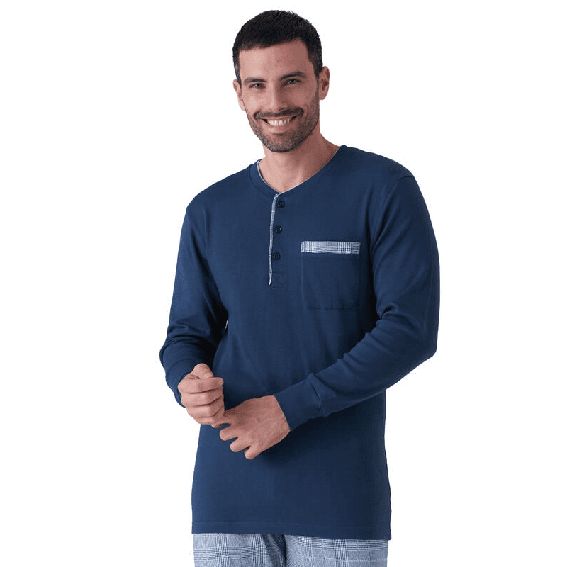 Pigiama uomo caldo cotone Karel Anthon in Pigiami due pezzi Collezione Casa - Trebisacce, commercioVirtuoso.it