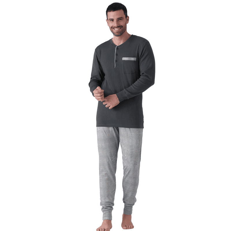 Pigiama uomo caldo cotone Karel Anthon in Pigiami due pezzi Collezione Casa - Trebisacce, commercioVirtuoso.it