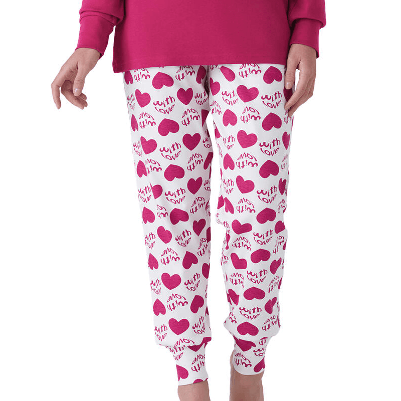 Pigiama donna caldo cotone Karel Love in Pigiami due pezzi Collezione Casa - Trebisacce, commercioVirtuoso.it