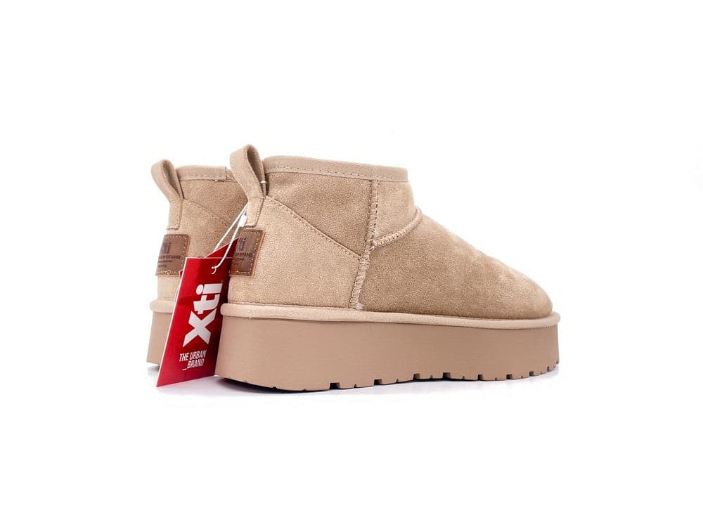XTI Stivaletto donna platform beige in Stivali Calzature Durello - Agna, commercioVirtuoso.it