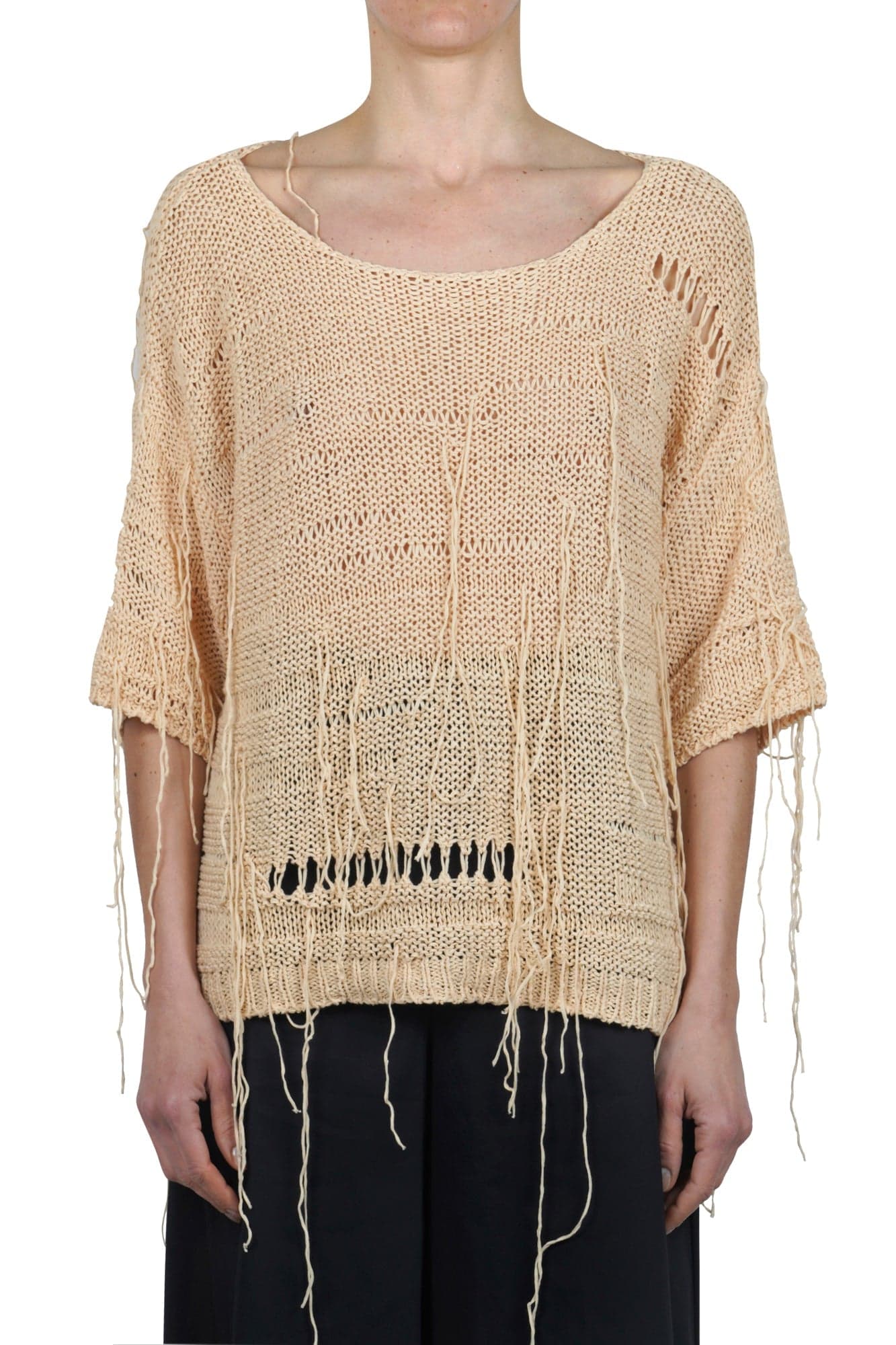 ROBERTO COLLINA Roberto Collina - Maglia - 450005 - Cipria da donna in T-shirt Drestige - Casamassima, commercioVirtuoso.it