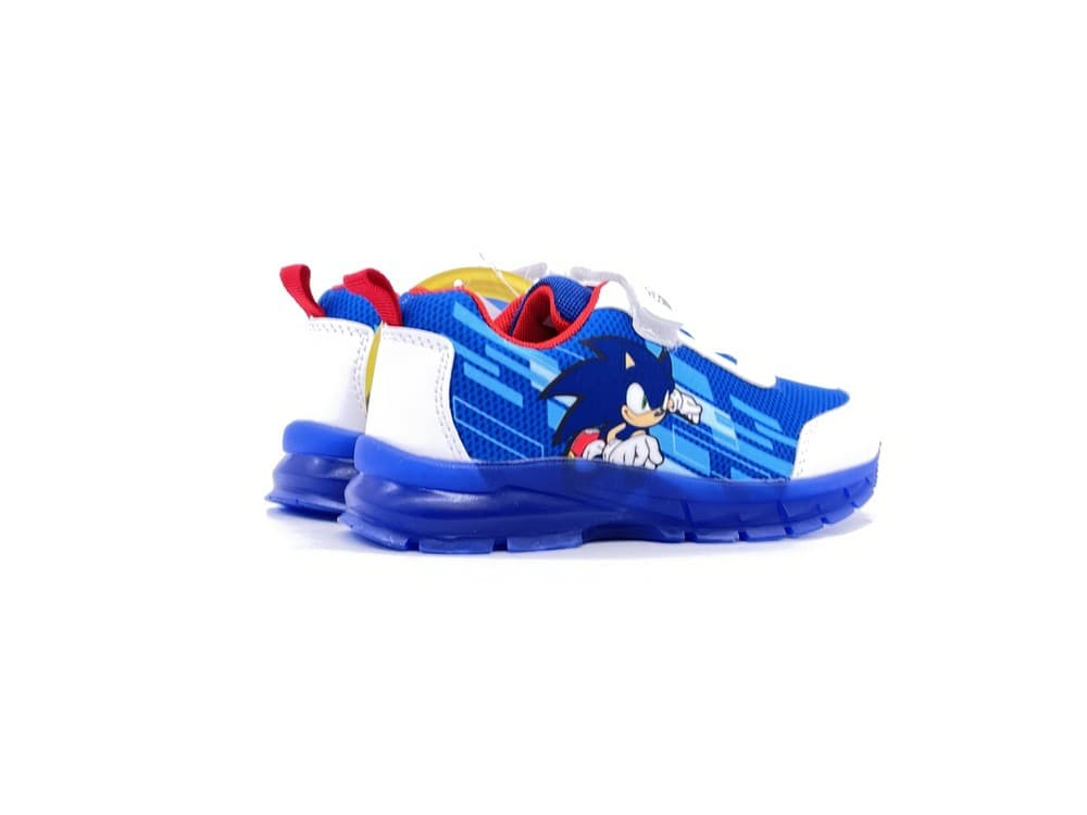SONIC The Hedgehog Sneaker bambino Bianco e Cobalto in Sneaker casual Calzature Durello - Agna, commercioVirtuoso.it