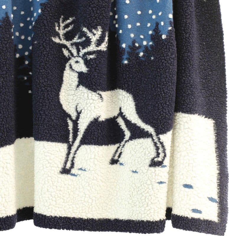 Plaid divano in lana cotta Lucrezia Snow in Coperte Collezione Casa - Trebisacce, commercioVirtuoso.it