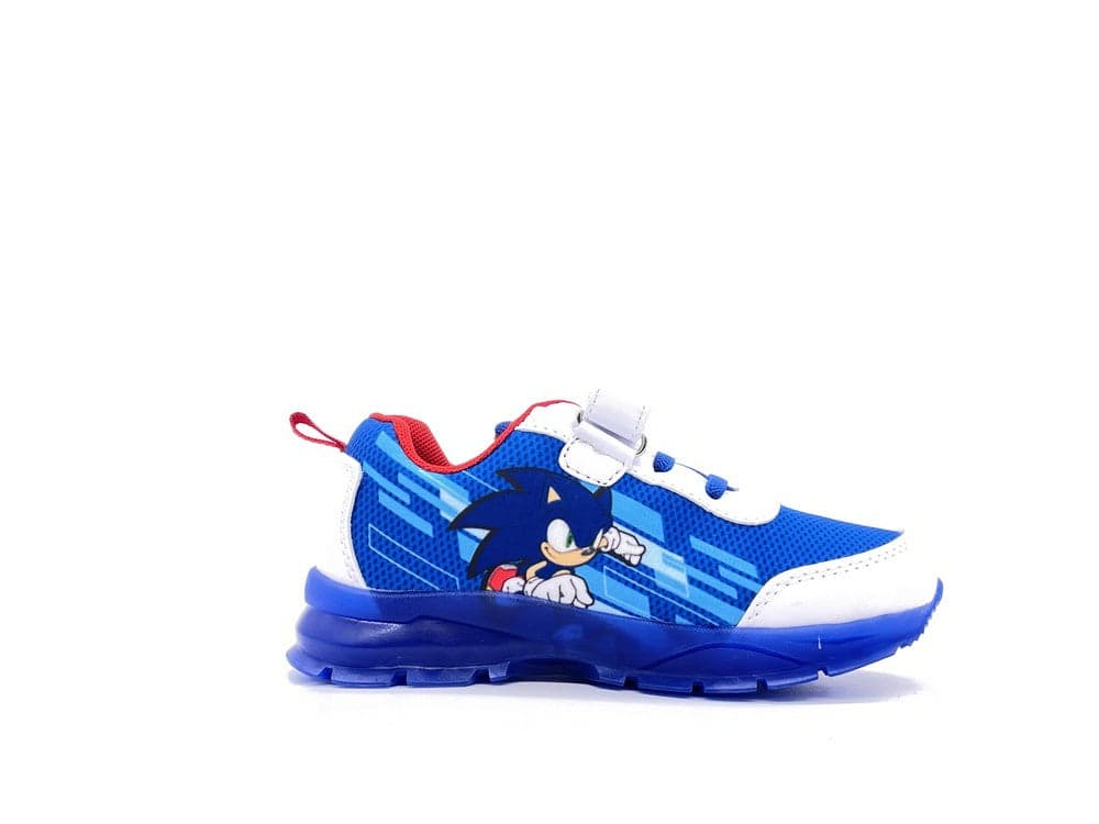 SONIC The Hedgehog Sneaker bambino Bianco e Cobalto in Sneaker casual Calzature Durello - Agna, commercioVirtuoso.it