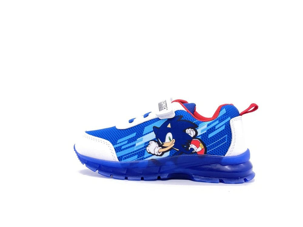 SONIC The Hedgehog Sneaker bambino Bianco e Cobalto in Sneaker casual Calzature Durello - Agna, commercioVirtuoso.it
