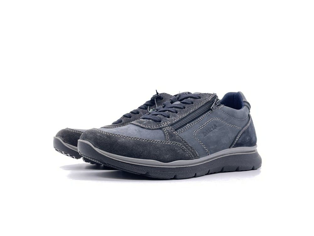 ENVAL SOFT Sneaker Uomo Nabuk Notte