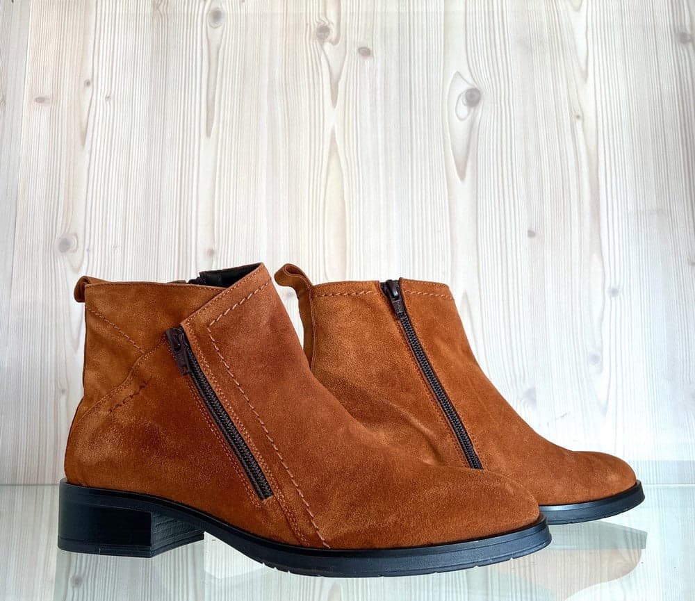 JACKAL Tronchetto Donna Camoscio Ruggine in Stivali Calzature Durello - Agna, commercioVirtuoso.it