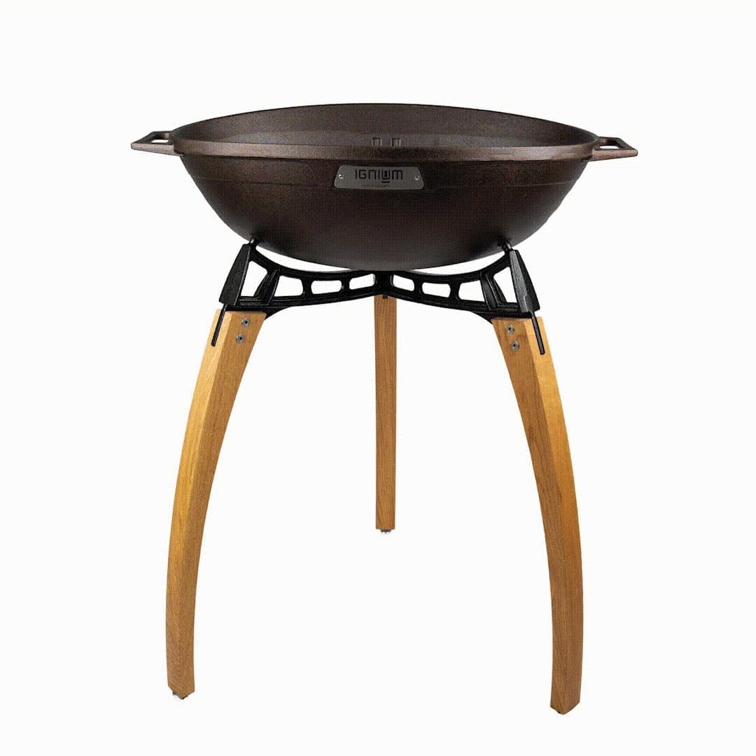 Ignium Taran Pure braciere di ghisa portatile alto da giardino terrazzo campeggio in Bracieri Aloiserw.com - Altomonte, commercioVirtuoso.it