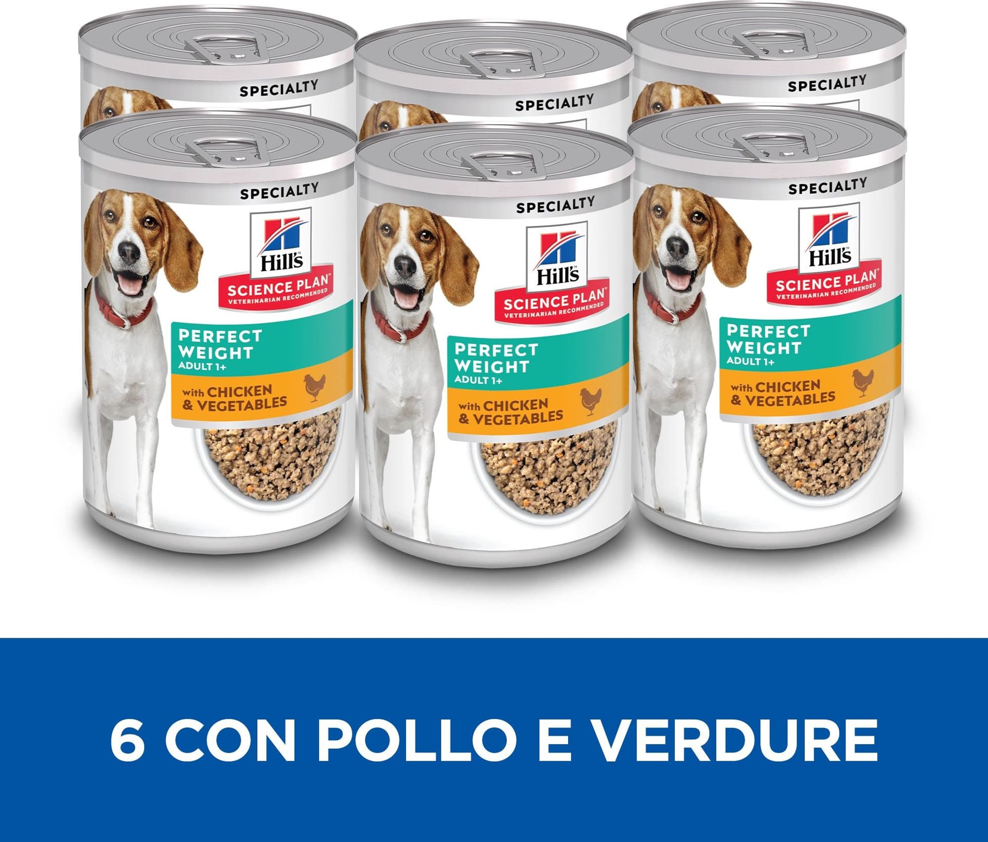 Hill's Perfect Weight umido Cani Adulti pollo e verdure 363 gr in Secco 101 Market - Poggibonsi, commercioVirtuoso.it
