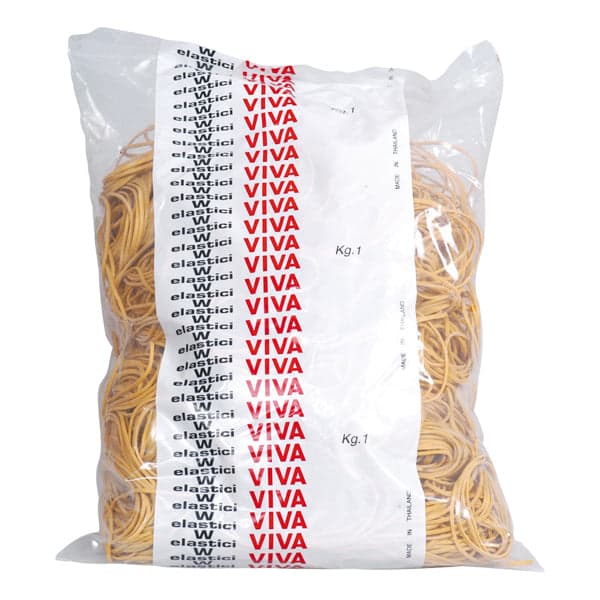ELASTICO GOMMA GIALLO D30 SACCO DA 1KG