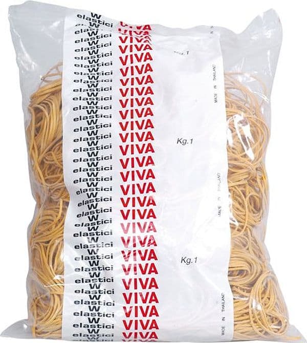 ELASTICO GOMMA GIALLO D150 SACCO DA 1KG