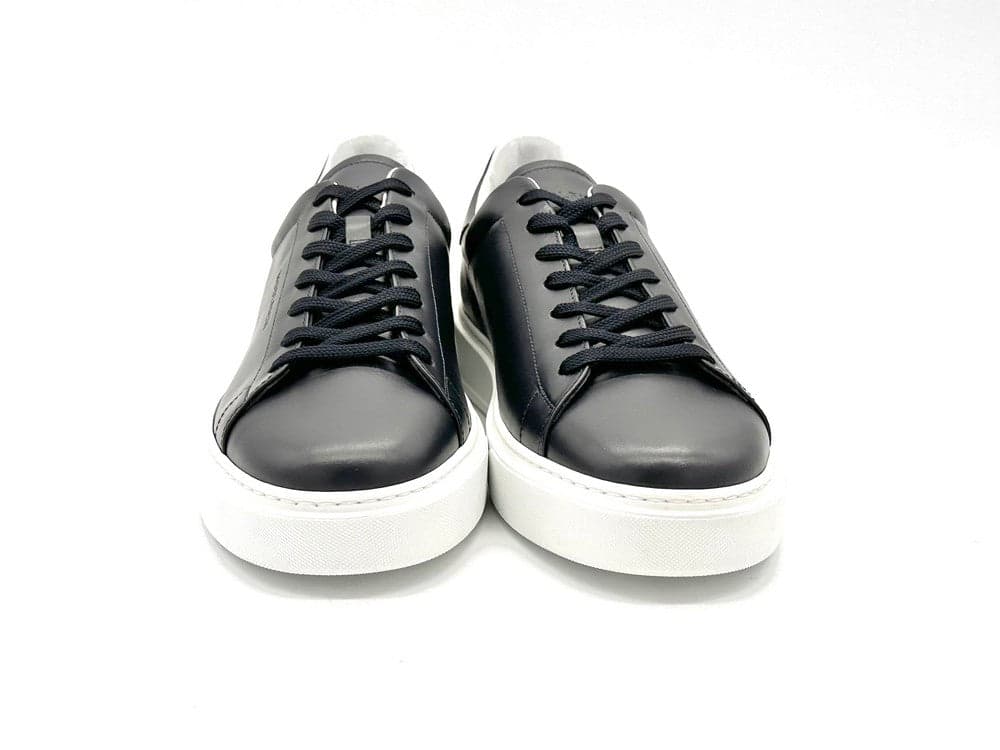 WOOLRICH Sneaker uomo in pelle blu in Sneaker casual Calzature Durello - Agna, commercioVirtuoso.it