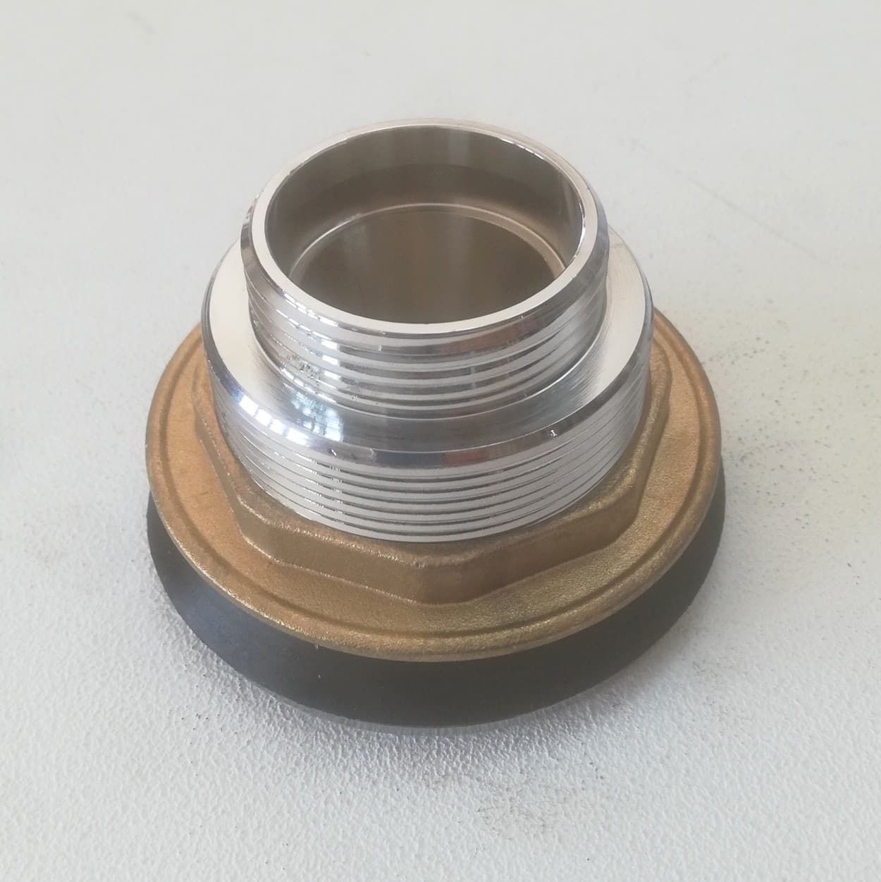 Piletta sifoide da 1"1/4 x 74mm in ottone cromato lucido per piatto doccia in Tappi Aloiserw.com - Altomonte, commercioVirtuoso.it