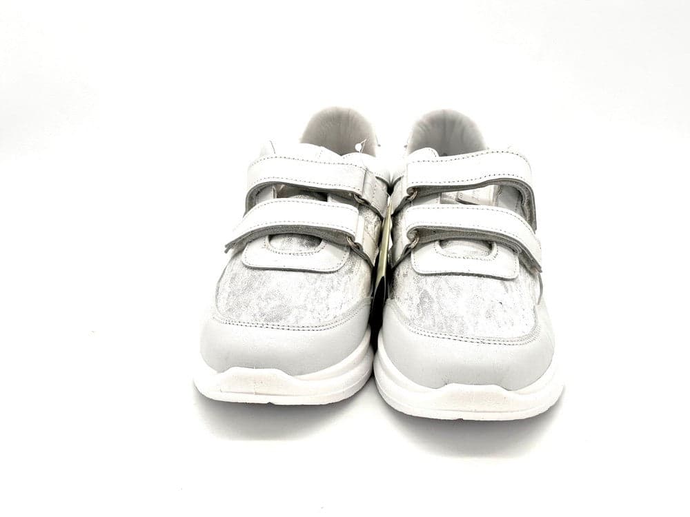 GRISPORT Sneaker donna pelle e tessuto bianco touch in Sneaker casual Calzature Durello - Agna, commercioVirtuoso.it