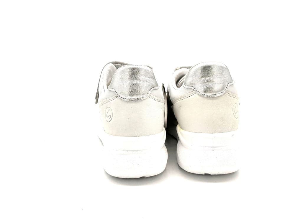 GRISPORT Sneaker donna pelle e tessuto bianco touch in Sneaker casual Calzature Durello - Agna, commercioVirtuoso.it