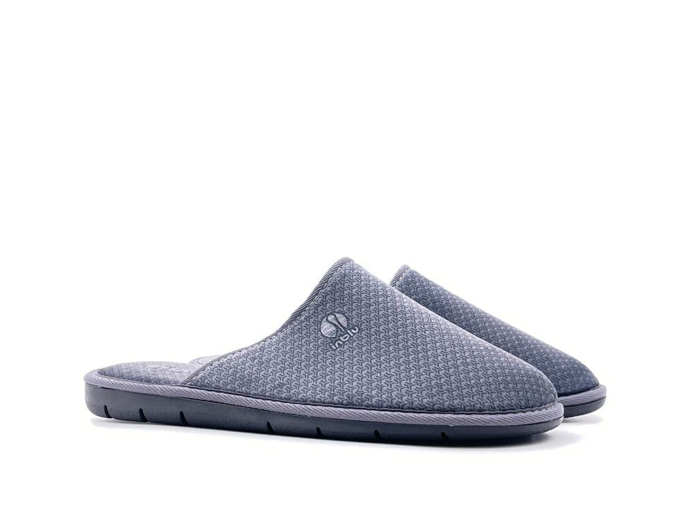 INLBU Ciabatte Chiuse Uomo Grigio