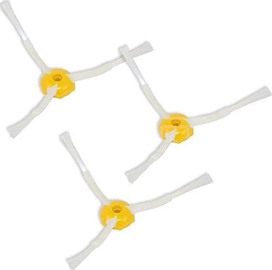 Spazzole laterali (adatte per Roomba 500, 600, 700) giallo/bianco - 3 PZ -PC 59 in prodotto EuroStore07 - Alatri, commercioVirtuoso.it