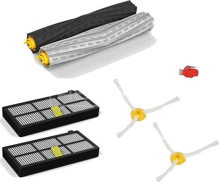 KIT 2 FILTRI + 2 RULLI + 2 SPAZZOLE - IROBOT 4415866 - ROOMBA SERIE 800/900 in prodotto EuroStore07 - Alatri, commercioVirtuoso.it