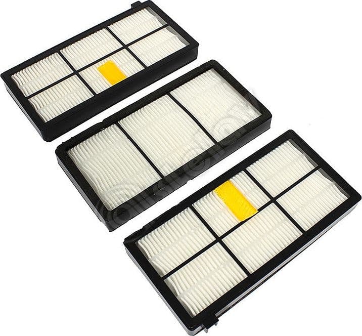 FILTRO HEPA RETTANGOLARE ASPIRAPOLVERE IROBOT SERIE 800-900- PZ 3 - AT 00802400 in prodotto EuroStore07 - Alatri, commercioVirtuoso.it