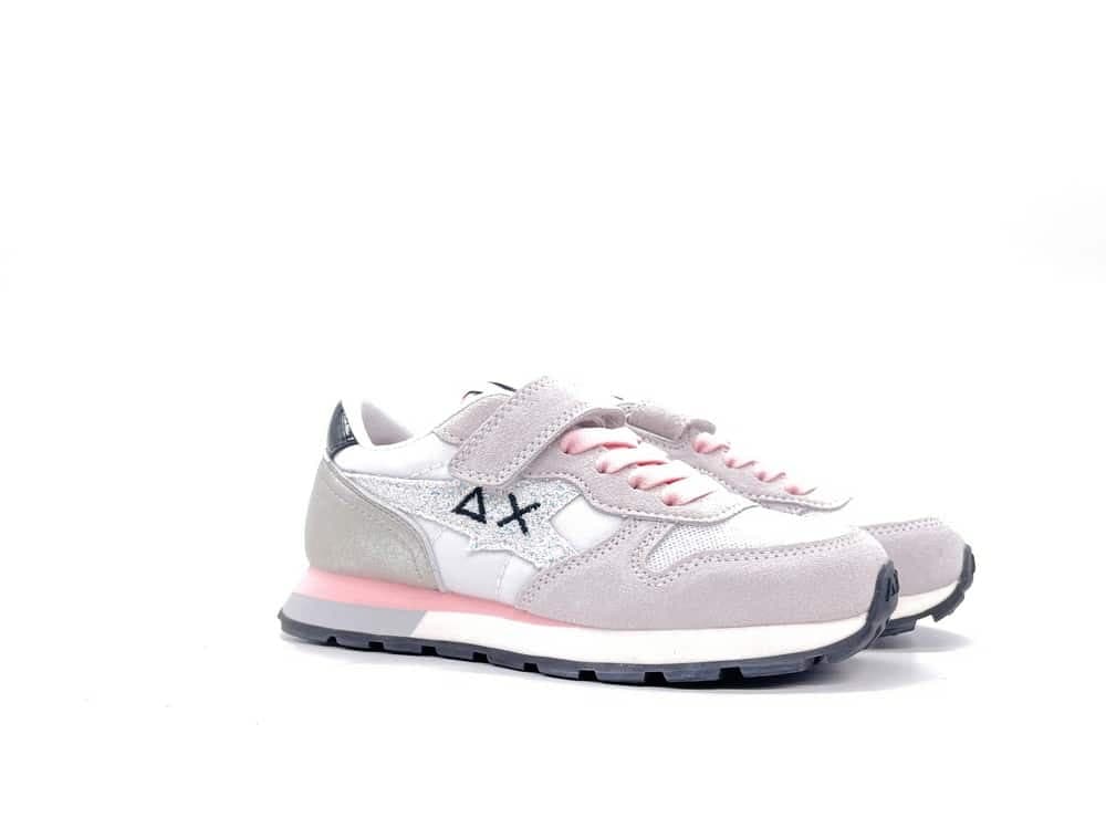 SUN68 Sneaker Bambina Girl's Ally Solid Nylon Bianco
