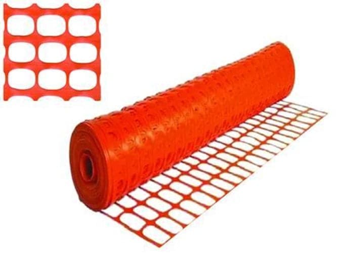 RETE IN PLASTICA PER CANTIERI (AREA CANTIERE) - cm. 100h X 50 MT FER 429795 in prodotto EuroStore07 - Alatri, commercioVirtuoso.it