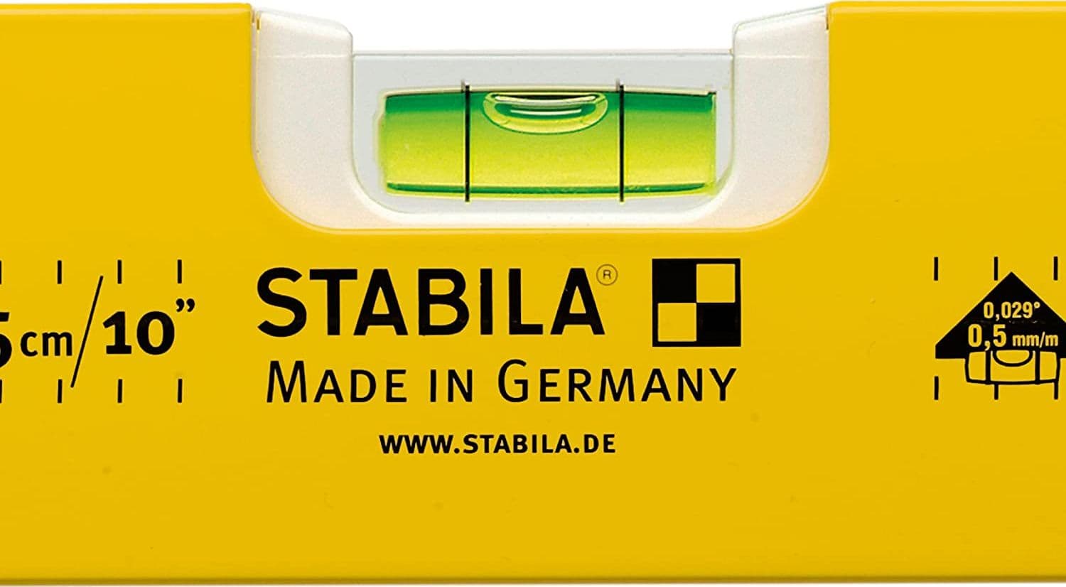STABILA - LIVELLA IN MATERIALE SINTETICO TORPEDO MOD.70 T- cm.25 FER 416504 in prodotto EuroStore07 - Alatri, commercioVirtuoso.it