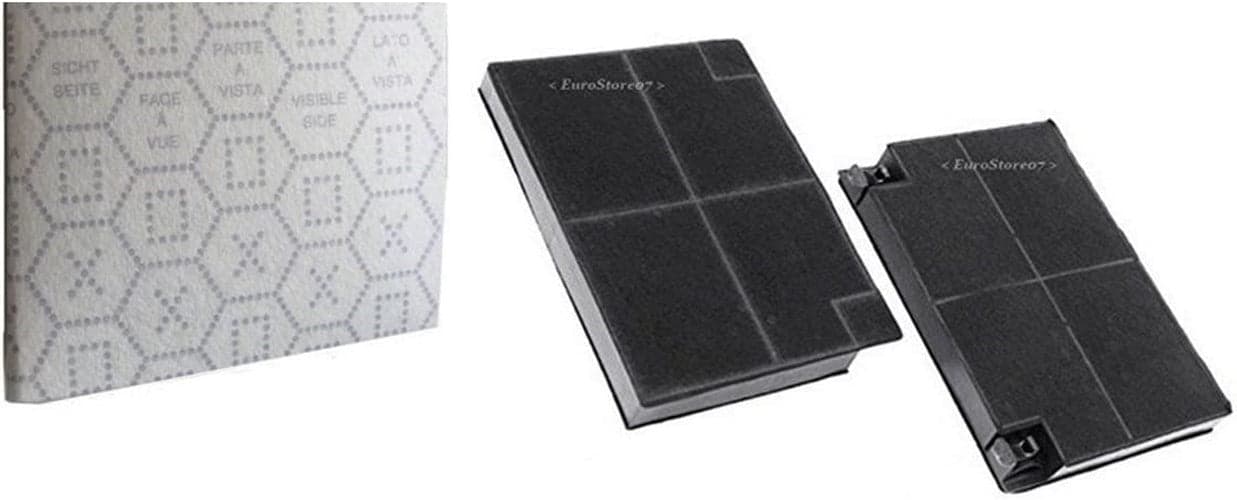 2 FILTRI CAPPA CARBONI + PANNO 50 X 60 FRANKE FABER ELECTROLUX SMEG BRANDT f 43
