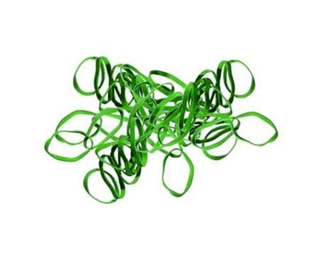 ELASTICI GOMMA VERDE - - ø mm.120 spessore mm.3x1,5 -- 1 KG - FER 306539 in prodotto EuroStore07 - Alatri, commercioVirtuoso.it