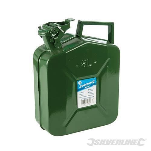 Tanica carburantein metallo  da 5 10L Silverline Prezzo - 5