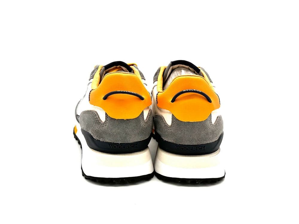 WOOLRICH Snaker uomo running con suola Vibram color panna e ocra in Sneaker casual Calzature Durello - Agna, commercioVirtuoso.it