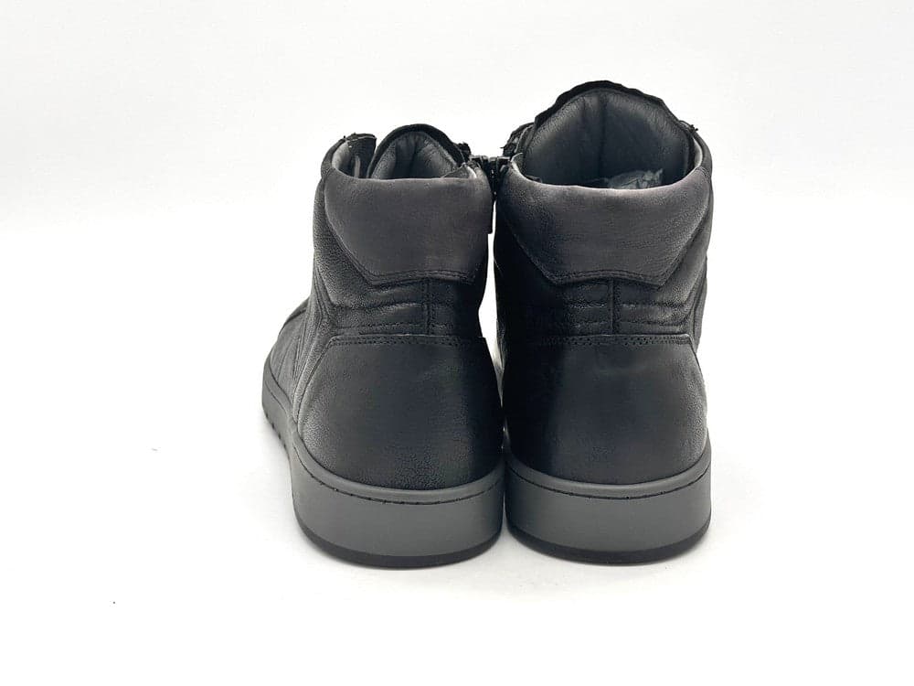 NERO GIARDINI Sneaker alta uomo in Pelle colore nero in Sneaker casual Calzature Durello - Agna, commercioVirtuoso.it