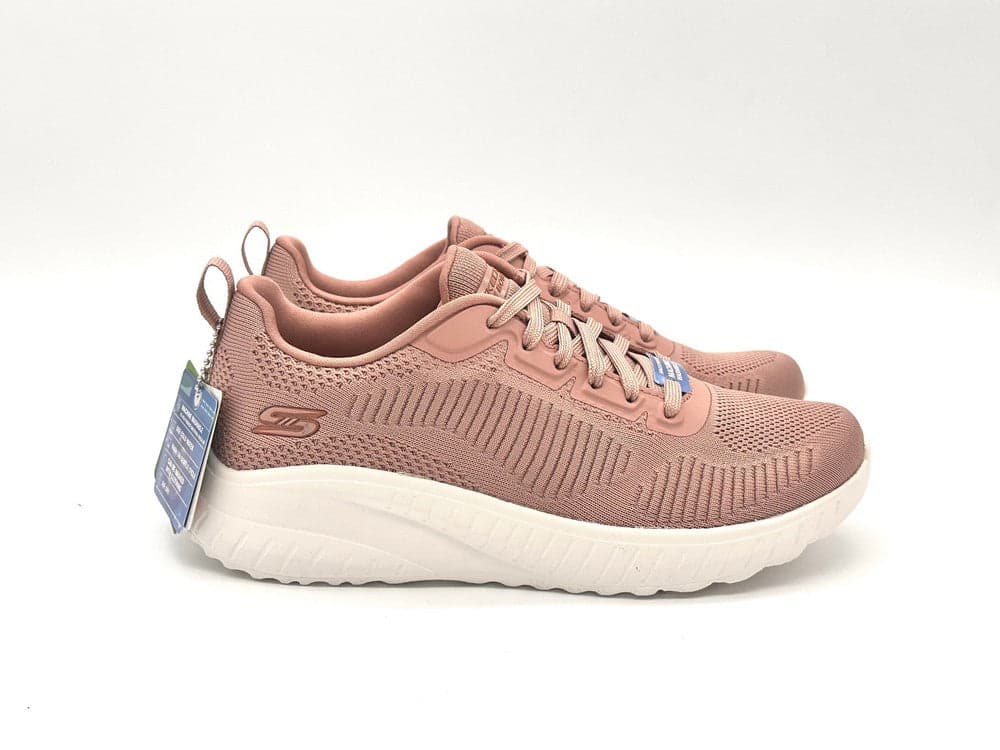 SKECHERS BOB'S SPORT tessuto malva FACE OFF in Sneaker casual Calzature Durello - Agna, commercioVirtuoso.it
