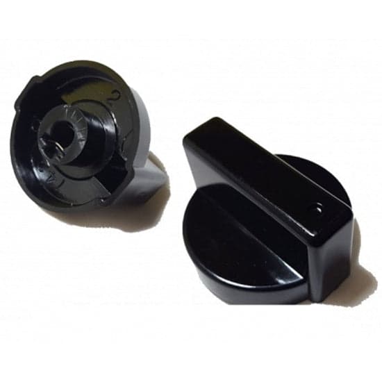 CANDY IBERNA GASFIRE ZEROWATT 1 PZ MANOPOLA CUCINA NERA INNESTO 6 MM - M 5463 in prodotto EuroStore07 - Alatri, commercioVirtuoso.it