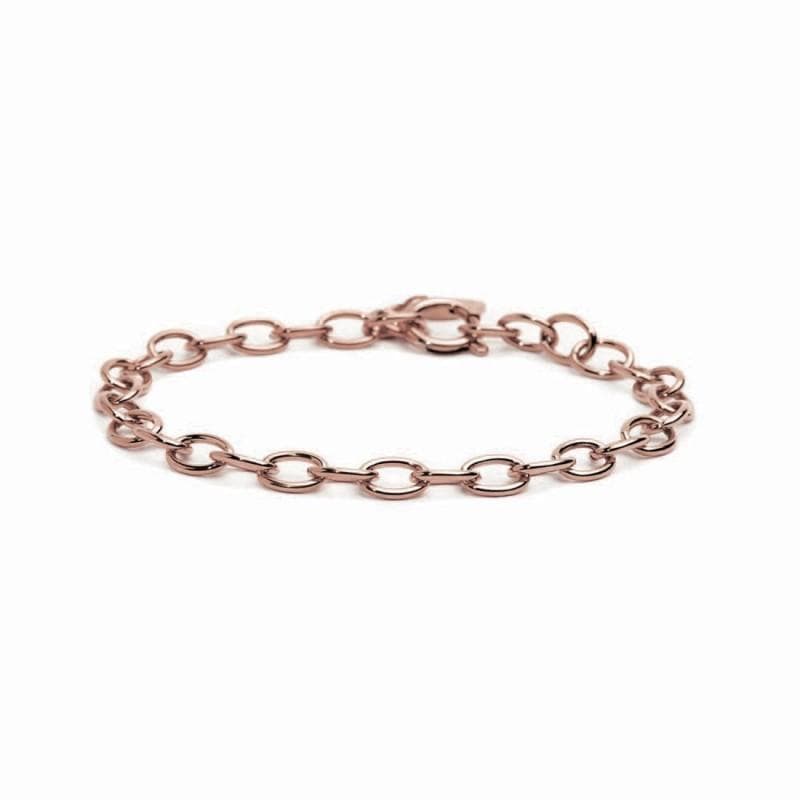 Marlù- Bracciale Catena "O" Acciaio