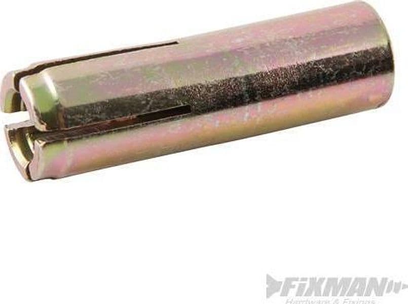 Tassello metallico femmina 6 8 e 10 mm 10 p.zi Fixman