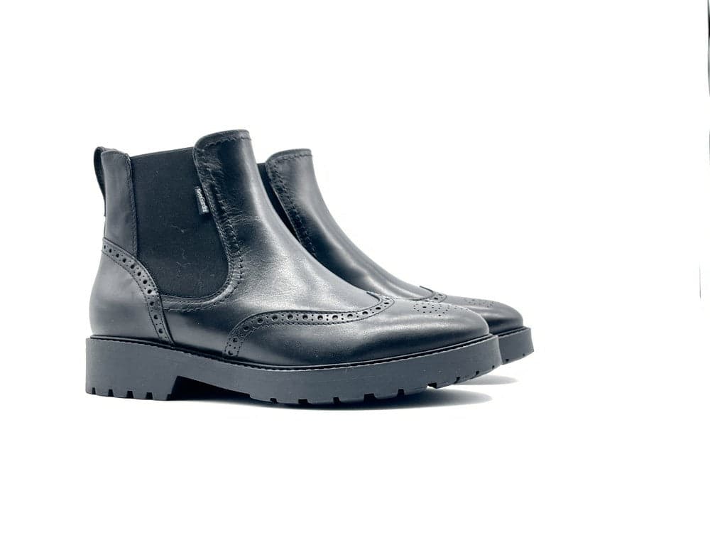 NERO GIARDINI Stivaletti Chelsea donna in pelle colore nero in Stivali Calzature Durello - Agna, commercioVirtuoso.it