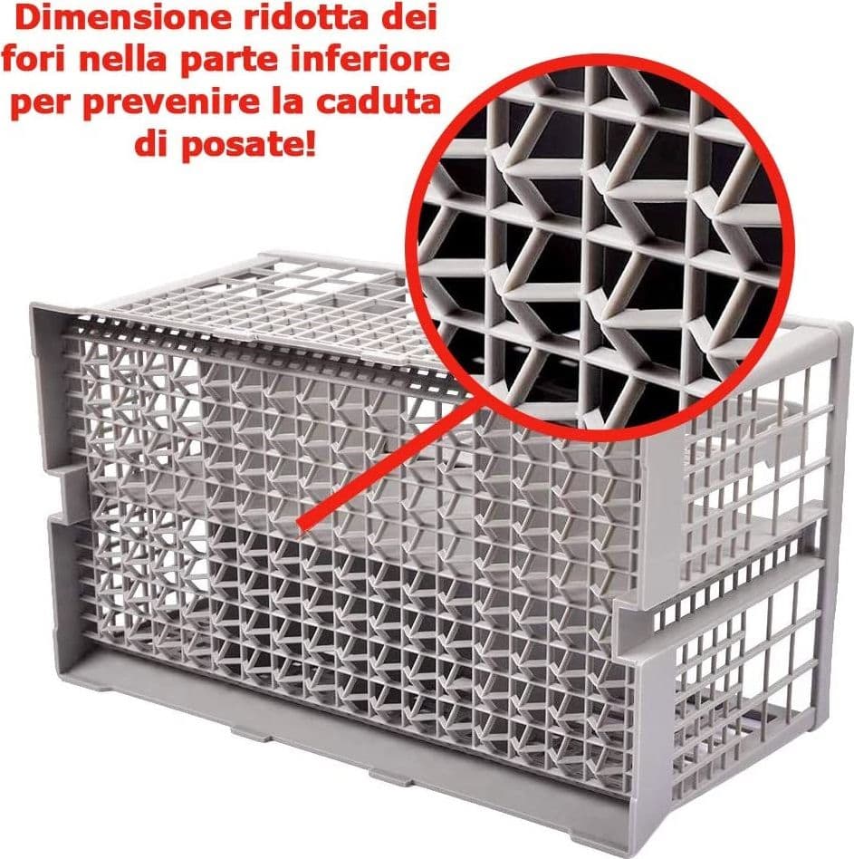 CESTELLO POSATE REX ELECTROLUX AEG ZANUSSI + 8 RUOTE SUPERIORI+ 8 INFERIORI in prodotto EuroStore07 - Alatri, commercioVirtuoso.it