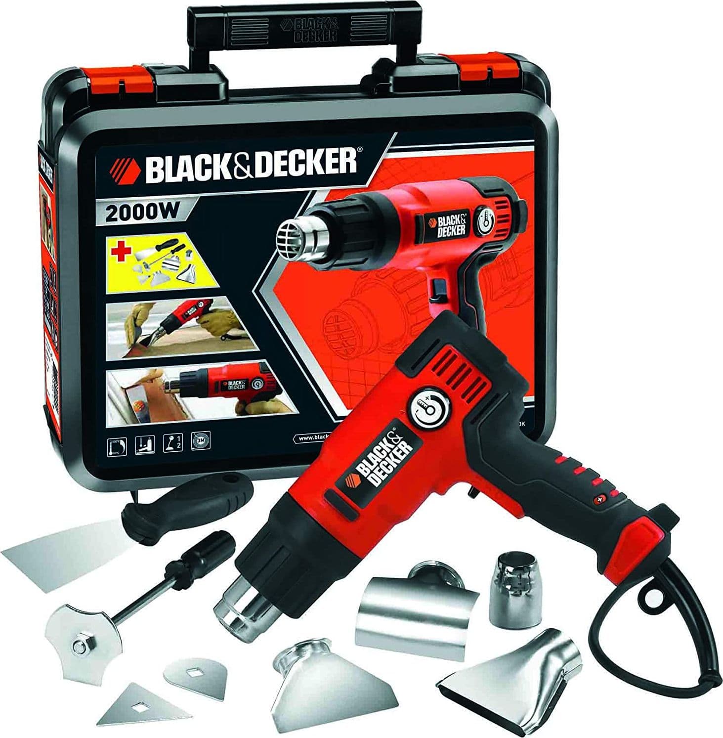BLACK &amp; DECKER TERMOSOFFIATORE REGOLABILE 65/645° 2000W (KX2200K-QS) FER 242837 in prodotto EuroStore07 - Alatri, commercioVirtuoso.it