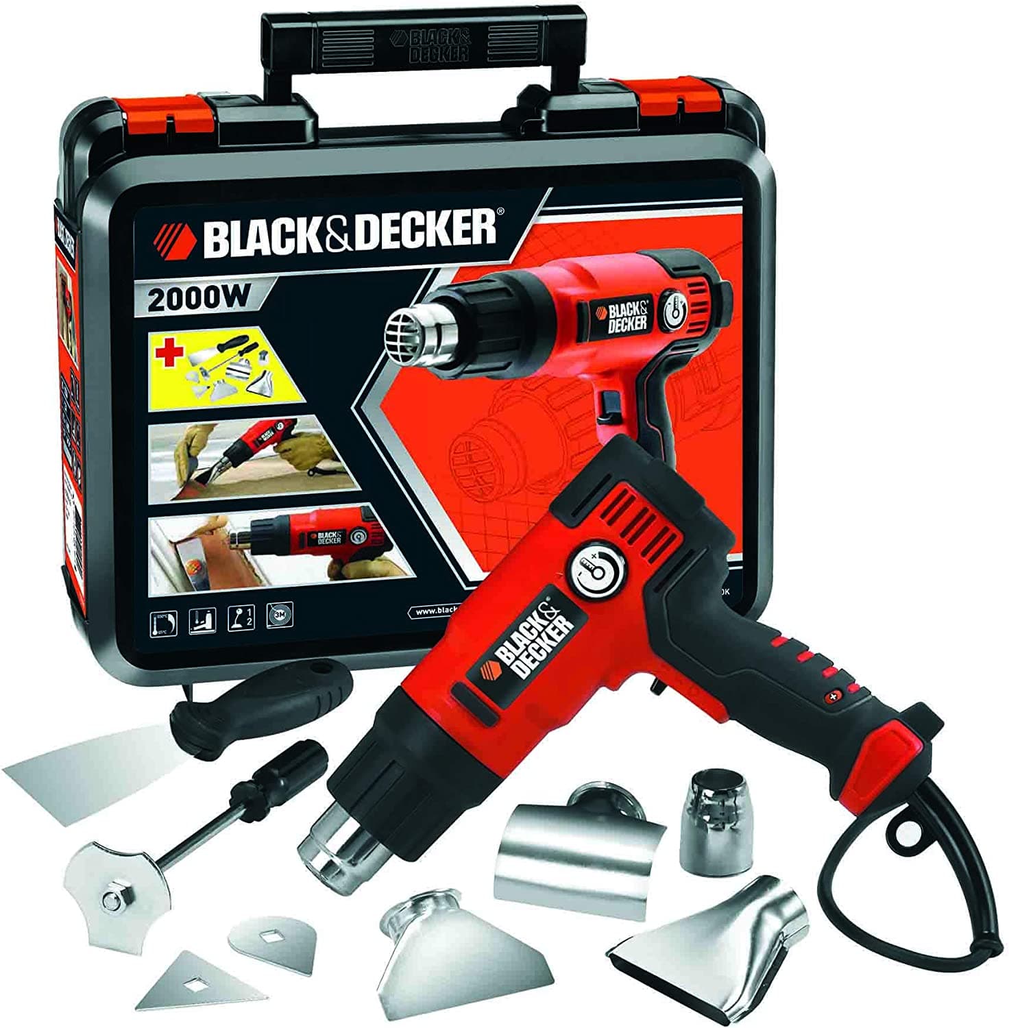 BLACK &amp; DECKER TERMOSOFFIATORE REGOLABILE 65/645° 2000W (KX2200K-QS) FER 242837 in prodotto EuroStore07 - Alatri, commercioVirtuoso.it
