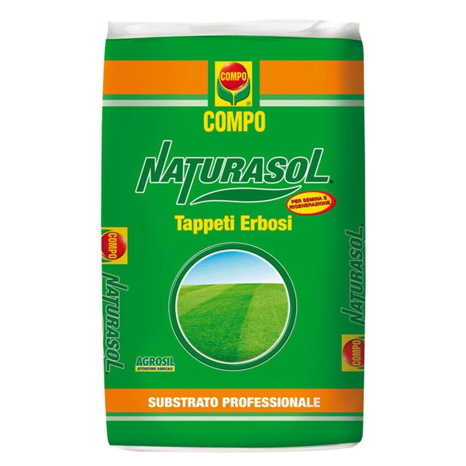 Terriccio concimato naturasol 70 lt per tappeti erbosi con sabbia di fiume - 2