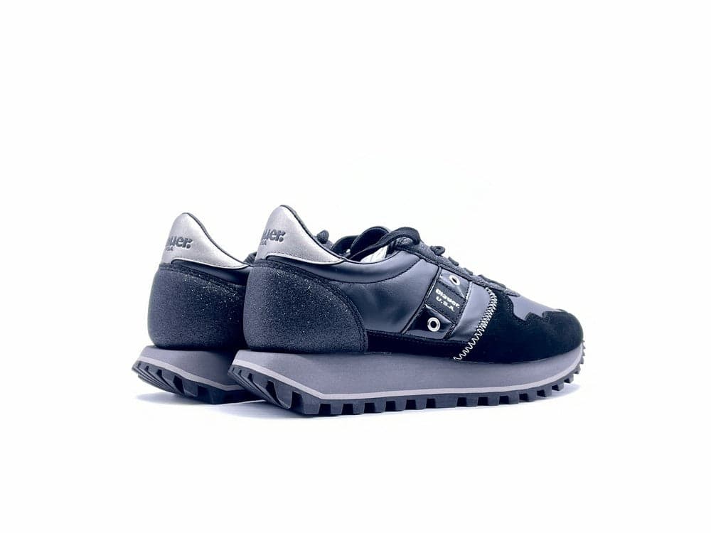 BLAUER Sneaker Donna Millen Nero in Sneaker casual Calzature Durello - Agna, commercioVirtuoso.it