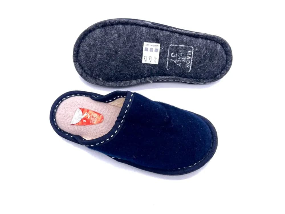 Ciabatte in Feltro Donna Made in Italy in Pantofole Calzature Durello - Agna, commercioVirtuoso.it